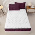 thumbnail image 4 of Erosebridal Zebra Print Zipper Queen Comforter Set with Fitted Sheet and 2 Pillowcases,Bright Jungle Animal Stripe Pattern Zipper Bedding Set For Girls,Reversible,4-Piece, 4 of 7