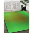 thumbnail image 2 of Ahgly Company Indoor Square Patterned Dark Lime Green Area Rugs, 4' Square, 2 of 6