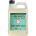 thumbnail image 1 of Mrs. Meyer's Dishwashing Liquid Dish Soap Refill, Cruelty Free Formula, Basil Scent, 48 oz, 1 of 1