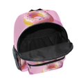 thumbnail image 6 of FORMRS School Backpack with Front Zippered Pocket 12" Student Travel Daypack, Cartoon Doughnuts, 6 of 6