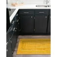 thumbnail image 5 of Unique Loom Braided Chindi Collection Area Rug - Layer (2' 7" x 6' 1" Runner Yellow Orange/Orange), 5 of 7