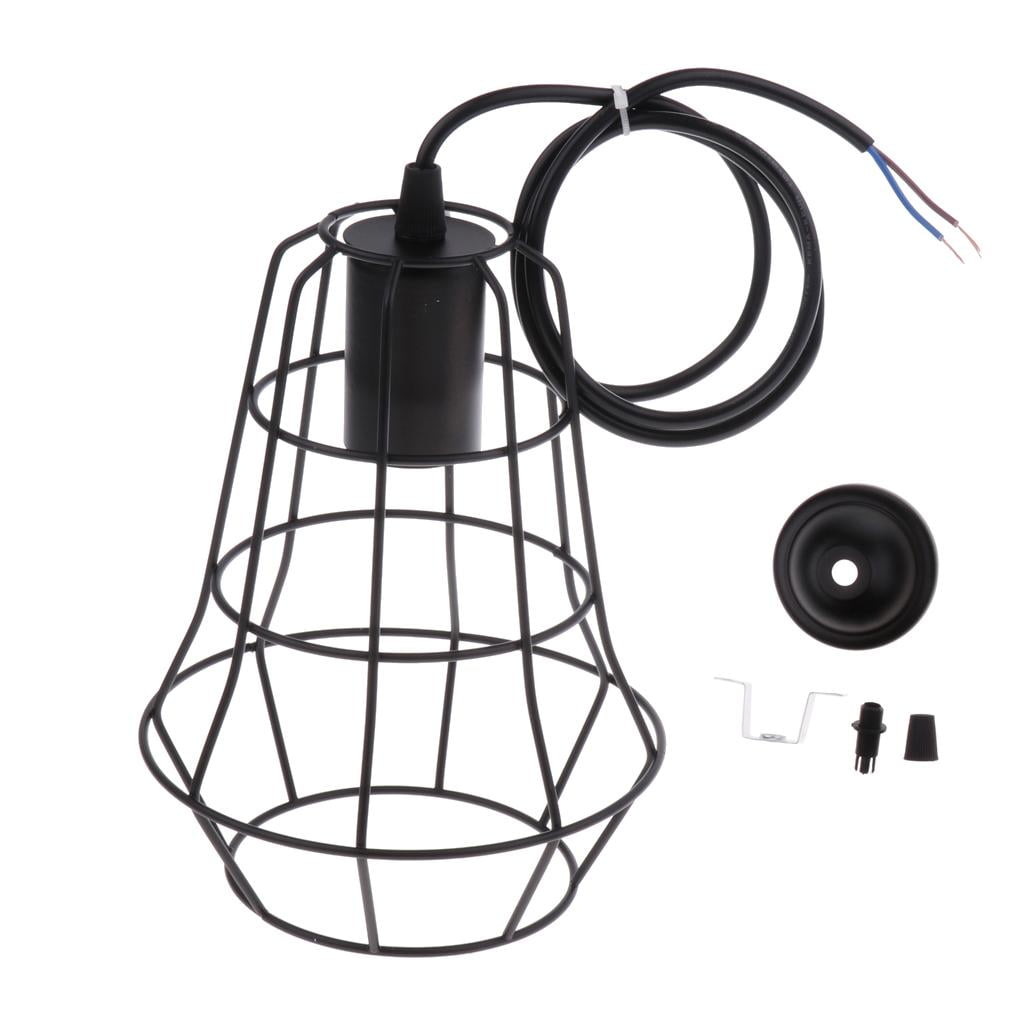 1 Piece Metal Bulb Guard, Lamp Cage For Hanging Pendant Lights And