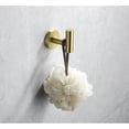 thumbnail image 4 of AITINKAN Bathroom Robe Hook Round Towel Hook in 304 Stainless Steel Brush Gold-4 pack Stainless Steel Finish, Nickel Finish, 4 of 5