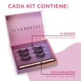 thumbnail image 3 of Pestañas Magnéticas Premium EVERBELLE Kit Mix 3 Pares Reusables, 3 of 6