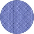 thumbnail image 1 of Ahgly Company Tapis d'Intérieur Lavable en Machine Carré Bleu Transitionnel, 3 Pieds Carré, 1 of 7