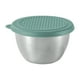 thumbnail image 2 of Hogar y cocina, recipiente para aderezo de ensalada, hermético, reutilizable, de acero inoxidable, pequeño, con tapa, para salsas, loncheras, picnics, viajes, de acero inoxidable., 2 of 6