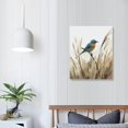 thumbnail image 3 of JEUXUS Bird Wall Art Decor Painting Pictures Print On Canvas, the Blue Bird Framed Canvas Wall Art for Home Decoration Living Room Bedroom Artwork, 3 of 4