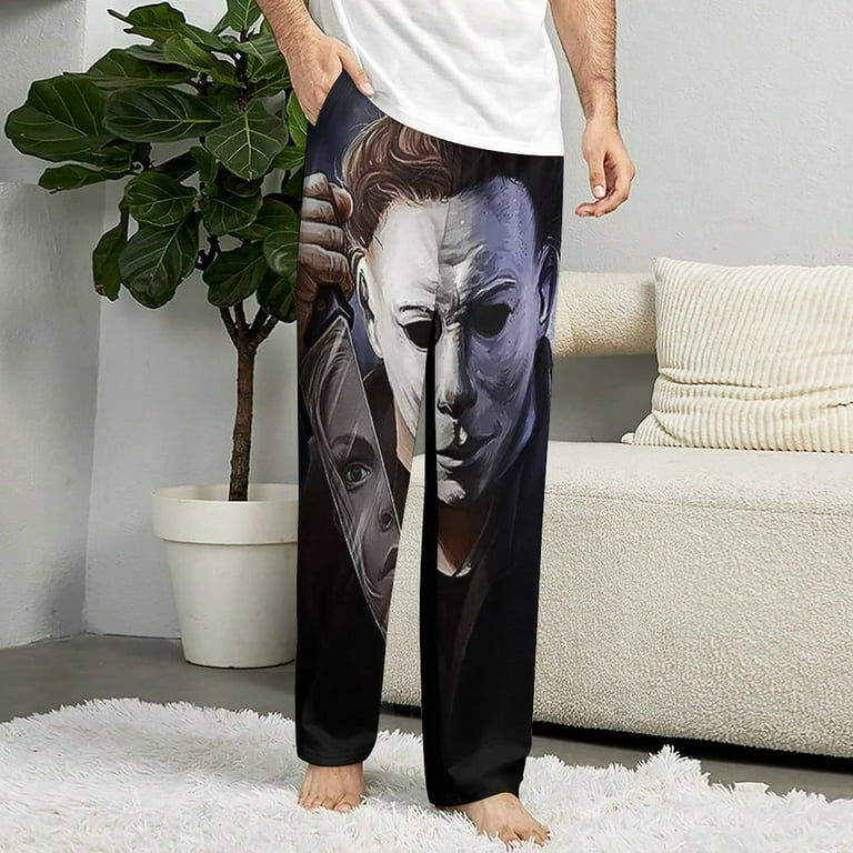 Halloween Michael Myers Pajama Long Pants Sleepwear Sleep Pants