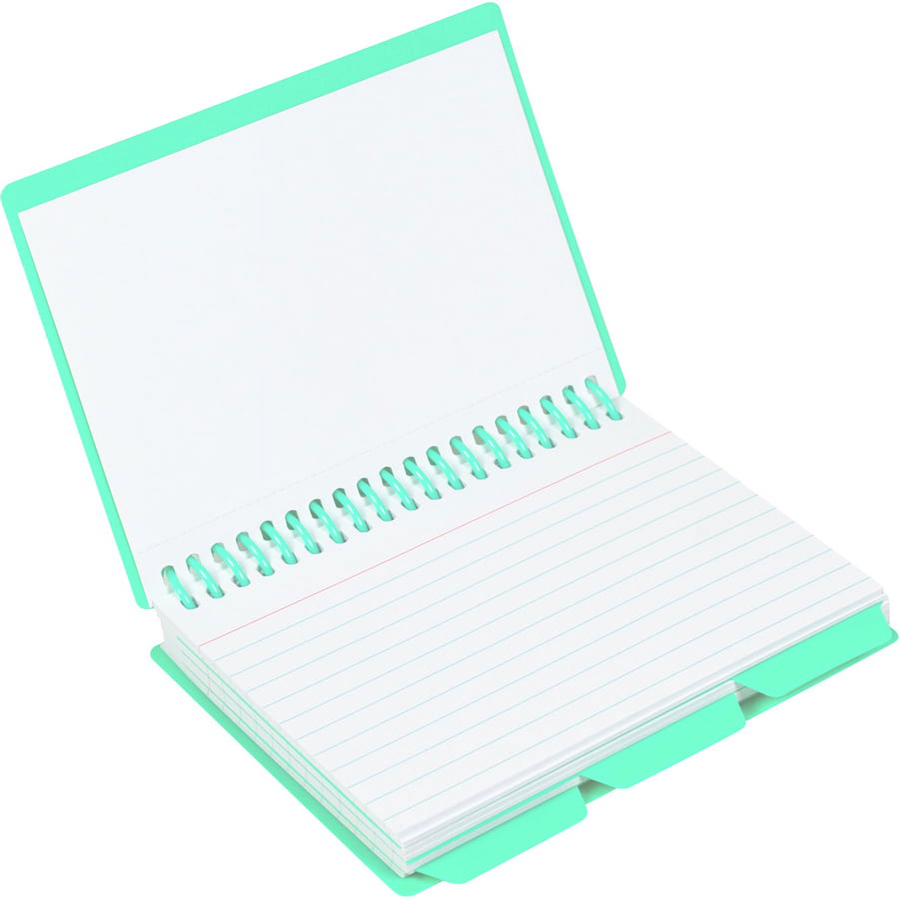 C-line Spiral Bound Index Card Notebook With Index Tabs - Assorted Tropic Tones Colors, 1/ea, 48750