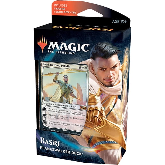 Magic: The Gathering Basri Ket, Devoted Paladin Planeswalker Deck | Core Set 2021 (M21) | 60 Card Starter Deck
