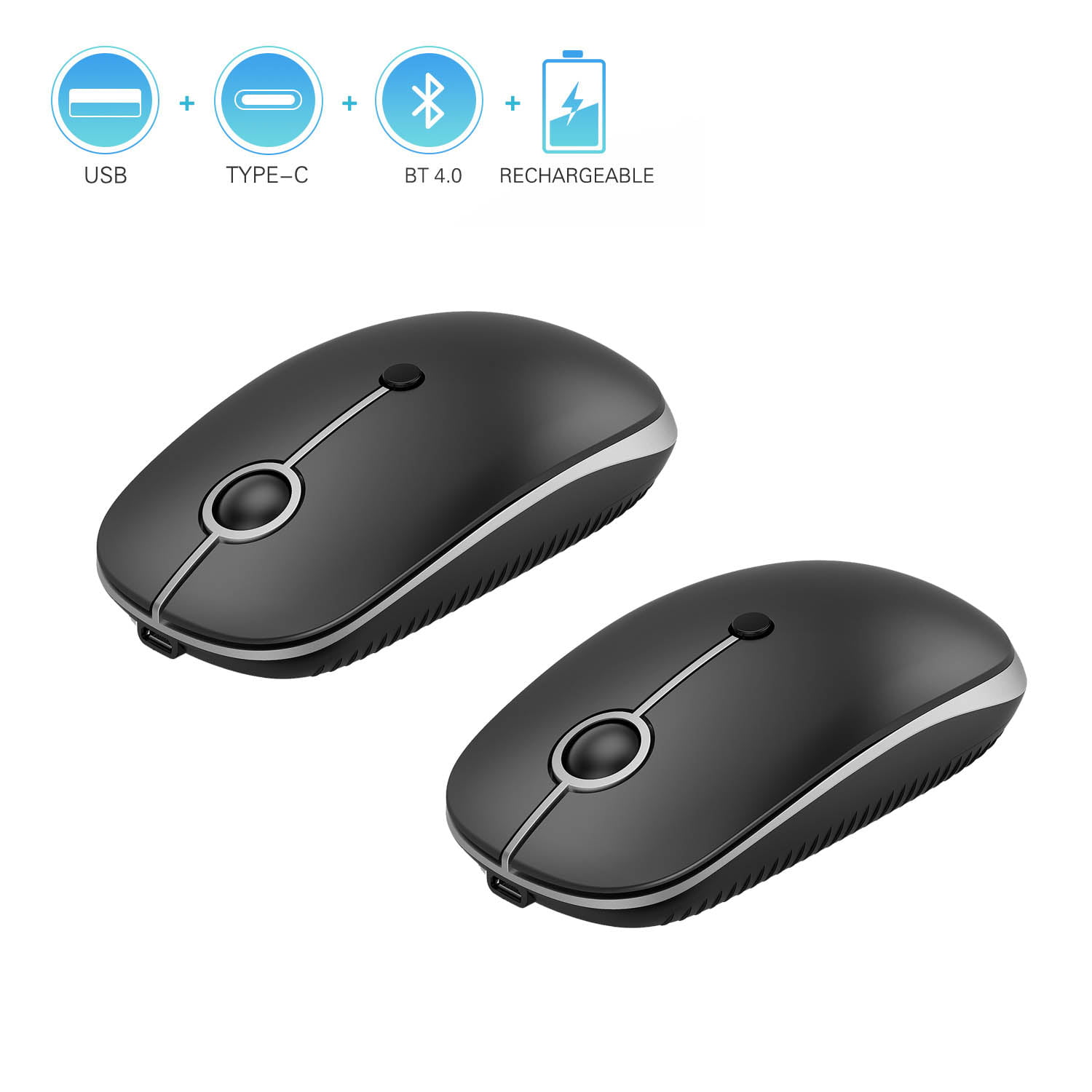 Dachshund Dog Bones 2.4G Wireless Mouse with Cute Pattern Design for All Laptops and Desktops with Nano Receiver