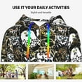 thumbnail image 4 of Easygdp Ink Graffiti Owl Womens Casual Hoodies Sweatshirts Long Sleeve Pullover Fall Pullover Tops Outfits Winter Clothes-X-Large, 4 of 7