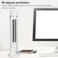 thumbnail image 4 of FNYOXU Tower Fan for Bedroom, Bladeless Oscillating Fan with LED Light, Quiet 90°Oscillating Standing Fan, Portable USB Desk Fan for Home Office, 4 of 9
