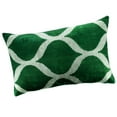 thumbnail image 2 of Forest Silk Velvet Ikat Pillow, 16" X 24" Case Only, 2 of 5