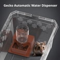 thumbnail image 2 of Small Reptile Water Bowl Automatic Water Dispenser Self-Refilling Reptile Water Dispenser for Lizards, Snakes & Small Pets, Leak-Proof Hydration Station for Terrariums and Habitats, 2 of 8