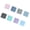 Morandi. Square, variant on Ywmsfl Multi Color Auto Stick Note 8PCs Write Erase Tab Ideal for Students Professional Organization