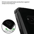 thumbnail image 6 of For Samsung Galaxy S8 TUFF Shockproof Impact Hybrid Phone Protector Case Cover (Jet Black/Black), 6 of 7