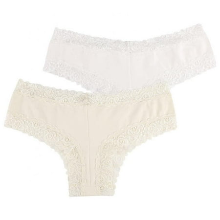 

Stretchy Lace Low Rise Thong - Sexy Underwear for Women Thongs for Women Seamless Panties for Women 2 Pack