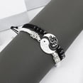 thumbnail image 4 of Pulseras de Tai Chi Yin Yang para parejas, conjunto de collares con colgante, cadena trenzada ajustable, pulseras a juego, Gargantilla, 2/4 piezas, 4 of 4