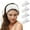 White, variant on TOPTIE 4PCS Spa Headband Coral Fleece Absorbent for Shower, Extra Thick Soft White Facial Head Wrap for Makeup
