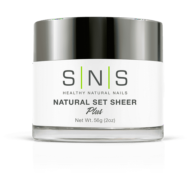 SNS Nail Dipping Powder, Natural Set Sheer, 2 Oz 