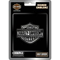 thumbnail image 2 of Harley-Davidson Domed Chrome Bar & Shield Emblemz Decal CG5514, Harley Davidson, 2 of 2