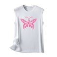 thumbnail image 5 of DailyTrove Women's Neon Butterfly Tank Top - Polyester Casual Summer & Night Out Wear, Flattering for Celebrations, 5 of 5