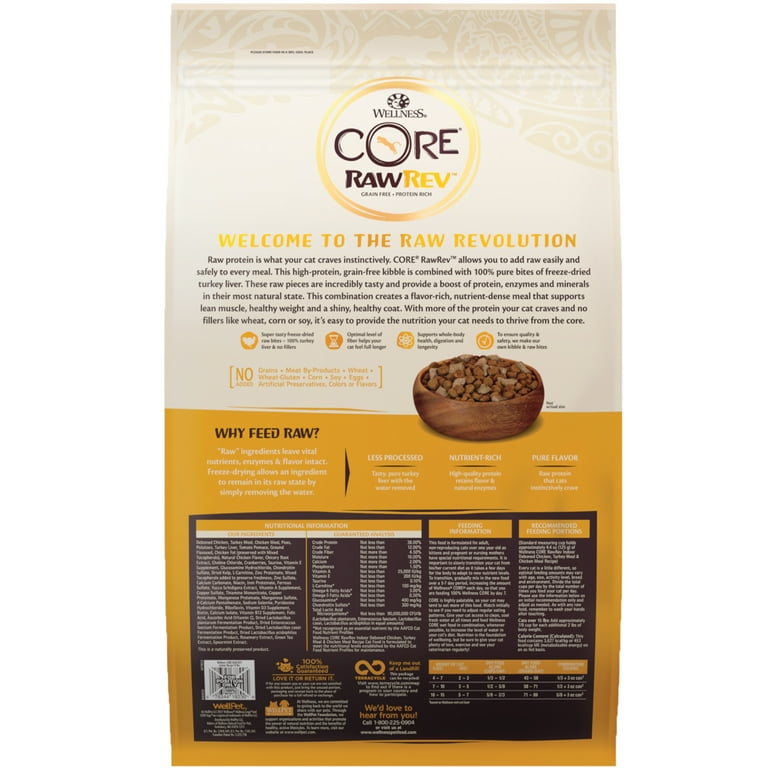 Core rawrev cat clearance food