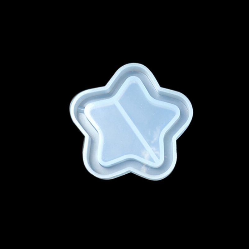 Pendant Star Moon Crystal Resin Mould Jewelry Making UV Epoxy Silicone Mold 