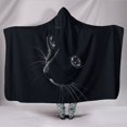 thumbnail image 1 of Black Cat Hooded Blanket, 1 of 5