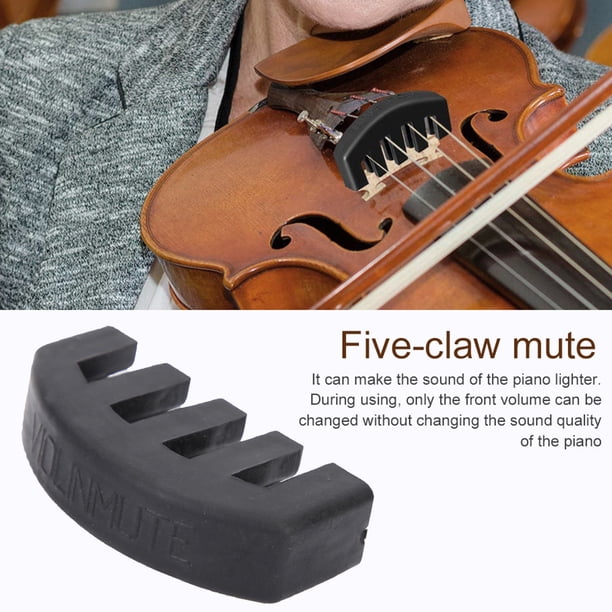 Cinco Sono De Cinco Mute Mute Y Más Suave Voz Inferior Reduce Volumen Silenciador Silenciador Para Principiantes Para El Violín