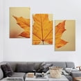 thumbnail image 4 of PRATYUS Ready to Hang Wall Art Canvas 3 Piece Set Thanksgiving Maple Leaf 12x16x3pcs, 4 of 4