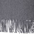 thumbnail image 3 of Solid Gray Heavyweight Fringed Placemat (Set of 6), 3 of 3