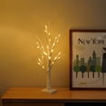 thumbnail image 3 of Lámpara de árbol de abedul blanco, decoración creativa para el hogar, rama luminosa, decoración de luz nocturna, 3 of 9