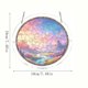 thumbnail image 3 of Round Acrylic Puzzle Suncatcher - Stained Glass Style Window Hanging Dreamy For Home Decor, 3 of 6