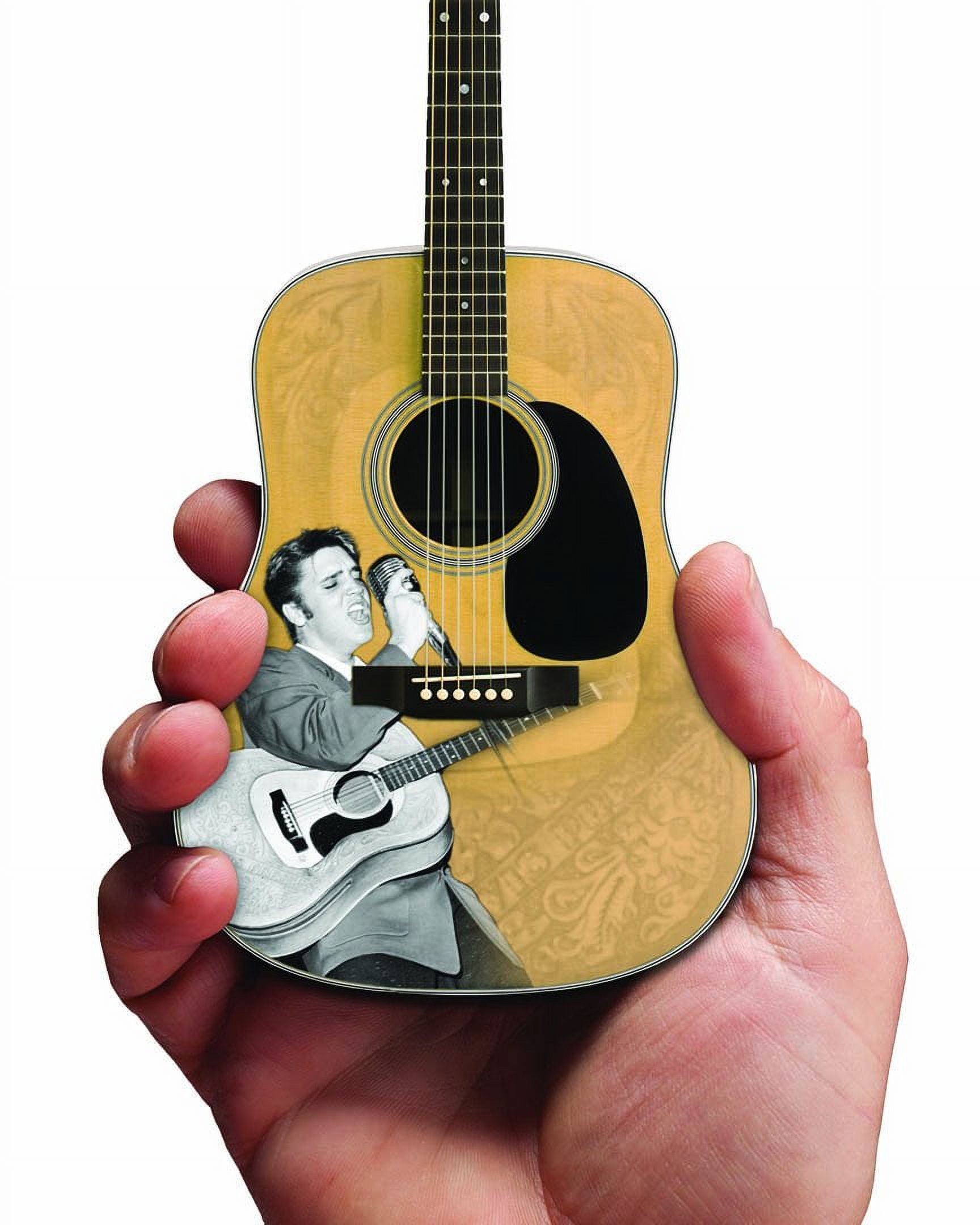 AXE HEAVEN Licensed Elvis Presley '55 Tribute Acoustic Mini Guitar Replica (EP-360)