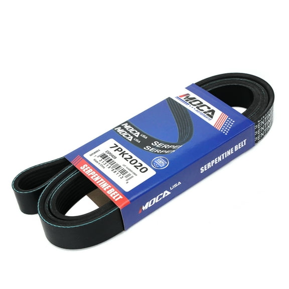 MOCA AUTOPARTS 7PK2020 Serpentine Belt Fit for 2008-2013 Nissan 370Z V6 3.7L & 2010-2013 Infiniti M37 V6 3.7L & 2008-2013 Infiniti G37 V6 3.7L