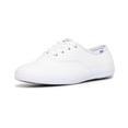 thumbnail image 1 of Zapatillas Keds Champion de piel con cordones para mujer, color blanco, talla 7, 1 of 6