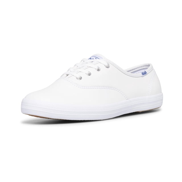 Zapatillas Keds Champion de piel con cordones para mujer, color blanco, talla 7