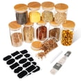 thumbnail image 1 of Glass Airtight Food Storage Canister with Measuring Spoon, Set of 10, 1 of 7