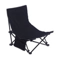 thumbnail image 2 of Reclining Back Beach Chair, Beach Chair Multifunctional Portable  for Outdoor Black, 2 of 7