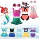 thumbnail image 2 of Disney-traje de baño de La Sirenita Ariel para niña, conjunto de 2 piezas de Minnie Mouse, princesa Blancanieves, Rapunzel, Bikini para playa, 2 of 5