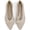 Beige, variant on Flats for Womens Pointed Toe Ballet Flats with Bow Comfortable Knit Dressy Flats