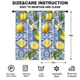 thumbnail image 2 of Blackout Kids Curtains,Lemon Childrens Insulated Curtains Set Of 2,Bedroom Essentials,Toddler Room Decor 42x84in(106x213cm), 2 of 4
