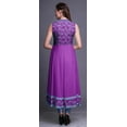 thumbnail image 4 of Bimba Purple Ocean Indian Kurtis For Women Solid Readymade Anarkali Dress Printed Indian Kurti XX-Large, 4 of 6