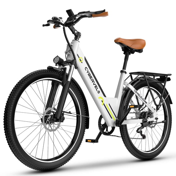 AOANGO 1000W Peak Electric Bike for Adults,up 80 Miles Removable Battery Ebike, 26" Tire with 7-Speed for Commute Women/Man All Terrain
