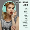 thumbnail image 2 of Bluetooth Headphones Over Ear, 65H Playtime and 6 EQ Music Modes Wireless Headphones with Microphone (White), 2 of 7