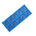 thumbnail image 3 of fastboy 10Pcs/set Lathe Kit MGMN200-G LDA 2mm Grooving Parting Carbide Inserts, 3 of 6