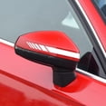 thumbnail image 4 of 5 UNIDS Universal Blanco Coche de Carreras Cuerpo Falda de Rayas Laterales Etiqueta de la MABOTO  Sticker de carro, 4 of 7