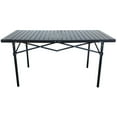 thumbnail image 2 of Vandue GoTEAM Portable Heavy Duty Aluminum Roll-Top Table, Camping/Tailgating/Beach Instant Table with Carry Bag X-Large, 2 of 7